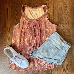 Flowy Silk and Viscose Summer Top